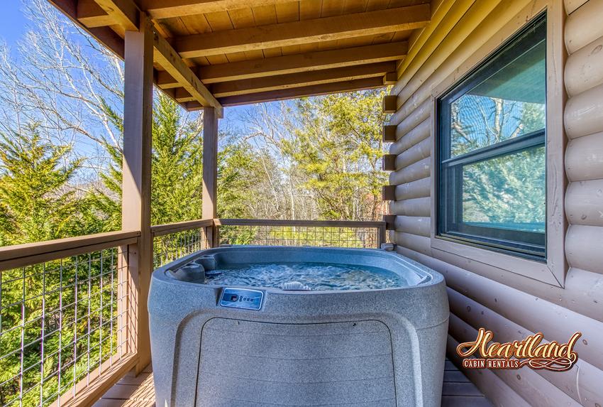 Hot Tub back deck